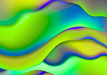 Blue and green wave background Abstract Background .Colourful wave