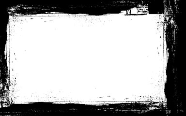 Rectangle border. grunge rectangle background. Isolated Vector Illustration