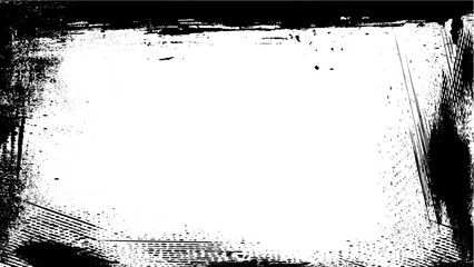 Grunge frame. Rectangle borders. Texture design elements