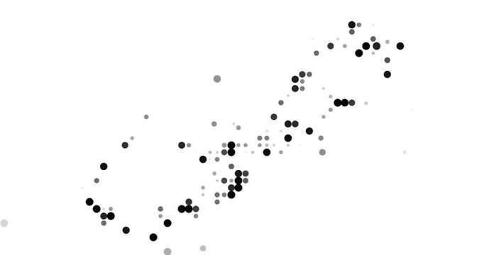 Creative Motion Graphic Visualization of Bermuda Outline
