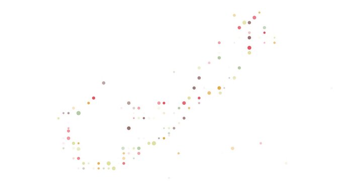 Minimal Abstract Data Animation of Bermuda Shape