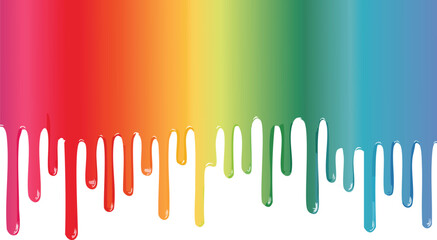 colors drips vector illustration