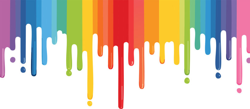 fluid colors dripping