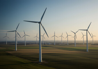 Wind Farm Generating Renewable Electricity