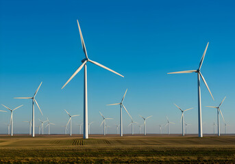 Wind Farm Generating Renewable Electricity