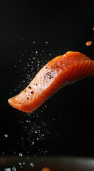 Delicious low-fat and healthy salmon food