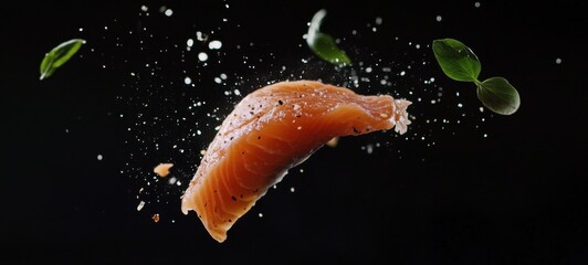 Delicious low-fat and healthy salmon food