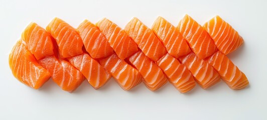 Delicious low-fat and healthy salmon food
