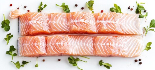 Delicious low-fat and healthy salmon food