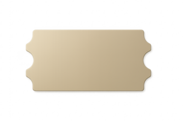 Blank vintage retro paper template label cutout