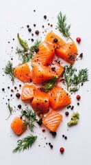 Delicious low-fat and healthy salmon food