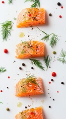 Delicious low-fat and healthy salmon food
