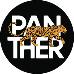 Panther T-shirt Vector Design