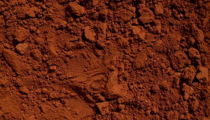 Fototapeta premium Cocoa Powder Close Up Rich Brown Texture Baking Ingredient Food Photography Background