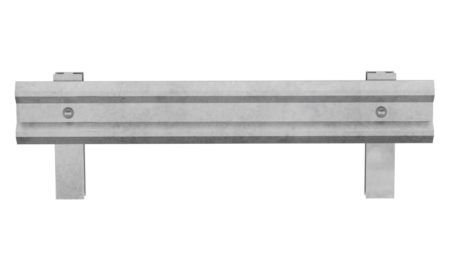 3d rendering highway fence