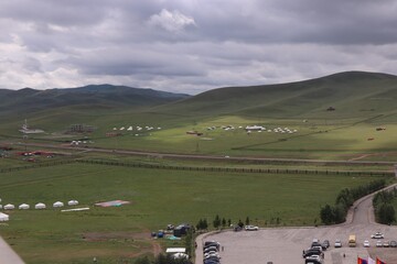 Nature rural landscape. Beautiful view
