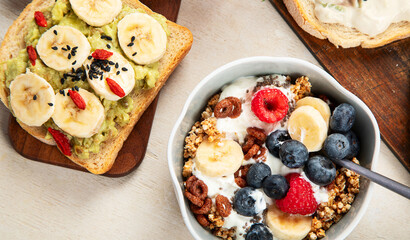Healthy eating. Vegetarian food concept.