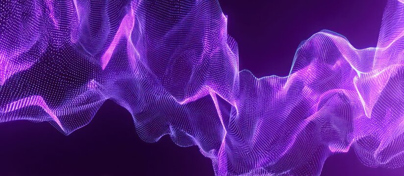 Abstract Purple Smoke Swirls.