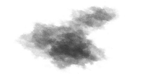 Dark cloud smoke effect for dramatic design. Soft fog texture for atmospheric graphics and overlays. Realistic mist shape for creative visual projects.