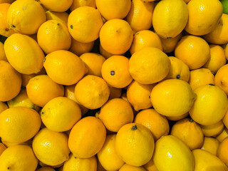 Vibrant Yellow Lemons