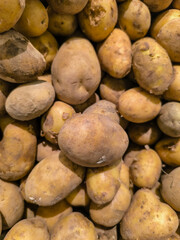 Pile of Fresh Potatoes