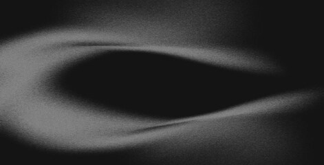 very fine piece of silk dark gray black color