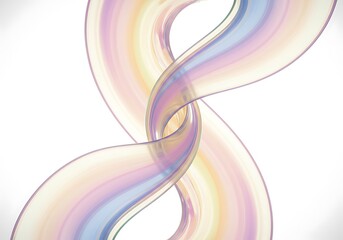 虹色 流線型 抽象背景