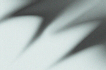 Overlapping Soft Shadow Pattern Overlay on White Wall Textured Background