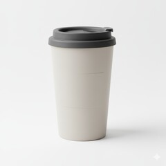 Modern travel mug with space for branding