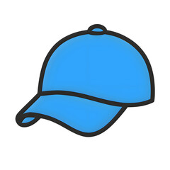Blue Cap Icon