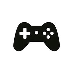 Minimalist video game controller icon, a universal symbol for gaming, esports, and interactive digital entertainment