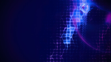 Vibrant Abstract Background With Colorful Glowing Patterns