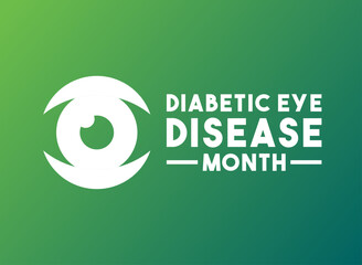 Diabetic Eye Disease Month. November.