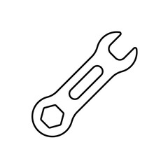 Icon a Wrench, isolated against a clean background.