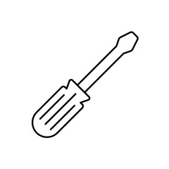 Icon a Screwdriver, isolated against a clean background.