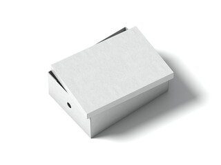 Shoe Box 3D Render Isolated White for Mockup 3