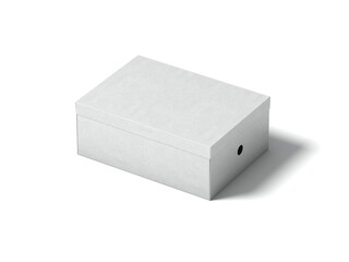 Shoe Box 3D Render Isolated White for Mockup 1
