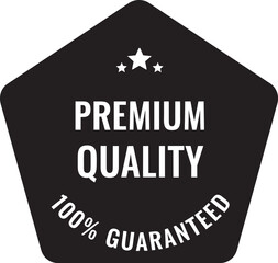 Premium quality 100% guaranteed badge label vector design element