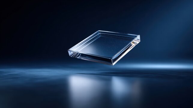 Elegant Glass Plate for Dining and Decoration