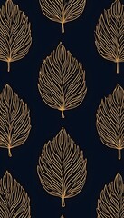 seamless pattern with leaves