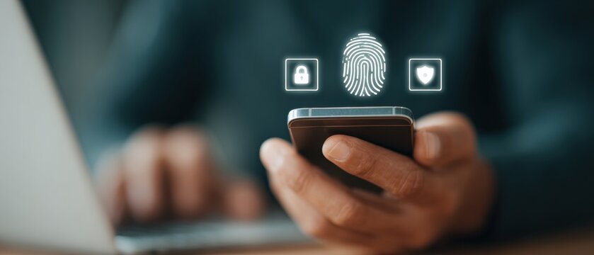 Fingerprint security mobile phone lock privacy authentication biometric access protection identity verification password alternative secure technology