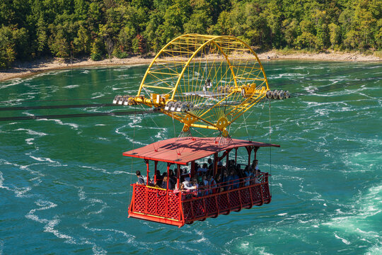 Whirlpool Aero Car Niagara Falls Canada, Aerial Cable Car Over Niagara Whirlpool