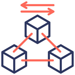 Blockchain Transaction Icon