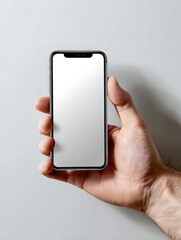 Modern Smartphone in Hand for Communication and Apps