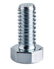 Metal bolt self-tapping screw, Isolated on transparent or white backgrounds
