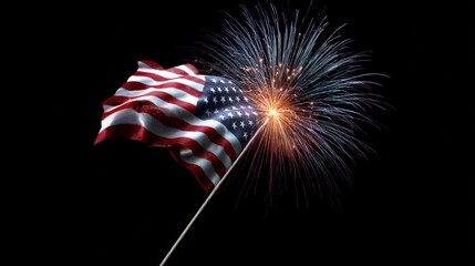 Celebrating Independence Day with Fireworks and Patriotism