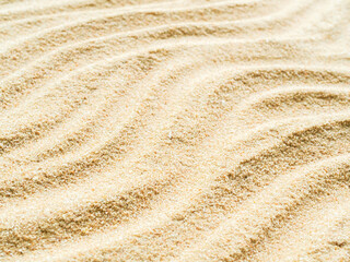Nature travel background, sand beach close up texture summer desert zen garden coast ocean for...