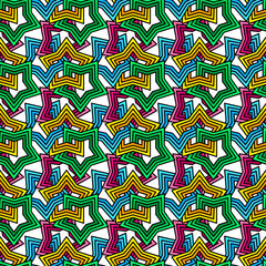 星のシームレスパターン　A-3'