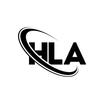 HLA Logo Design on White Background &mdash; Modern Business and Corporate Branding Symbol