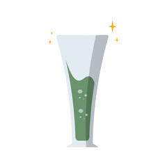 Champagne Glass Illustration